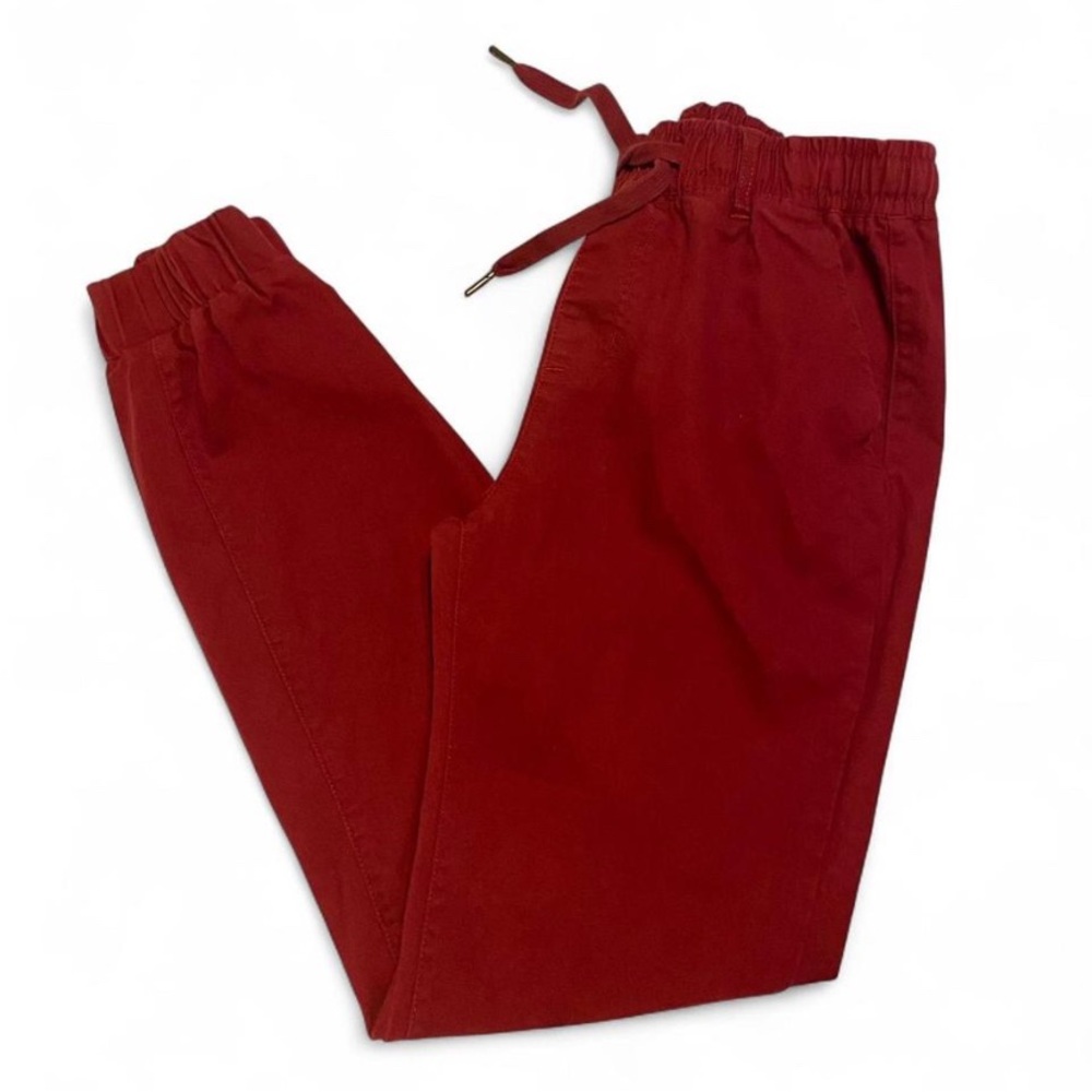 Riflessi, Cotton Red Vintage joggers in a Women’s Size Medium.
